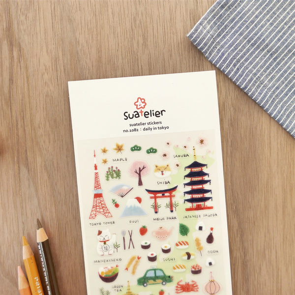 Suatelier Stickers no. 1082 daily in tokyo