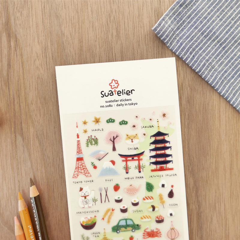 Suatelier Stickers no. 1082 daily in tokyo