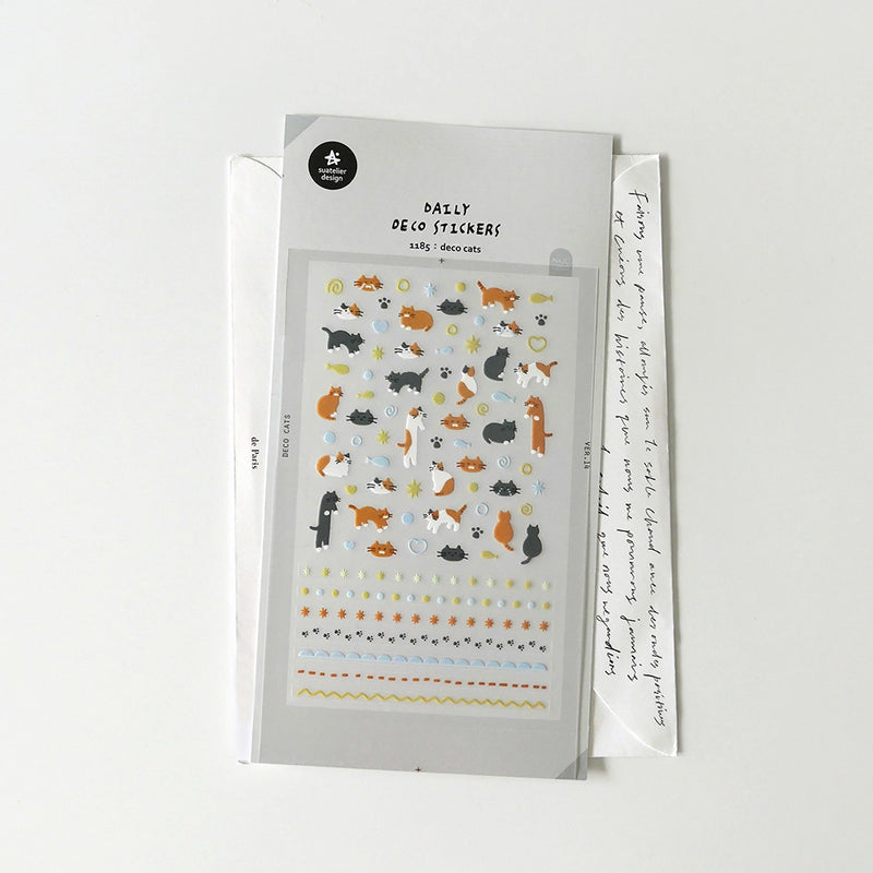 Suatelier Stickers no. 1185 deco cats