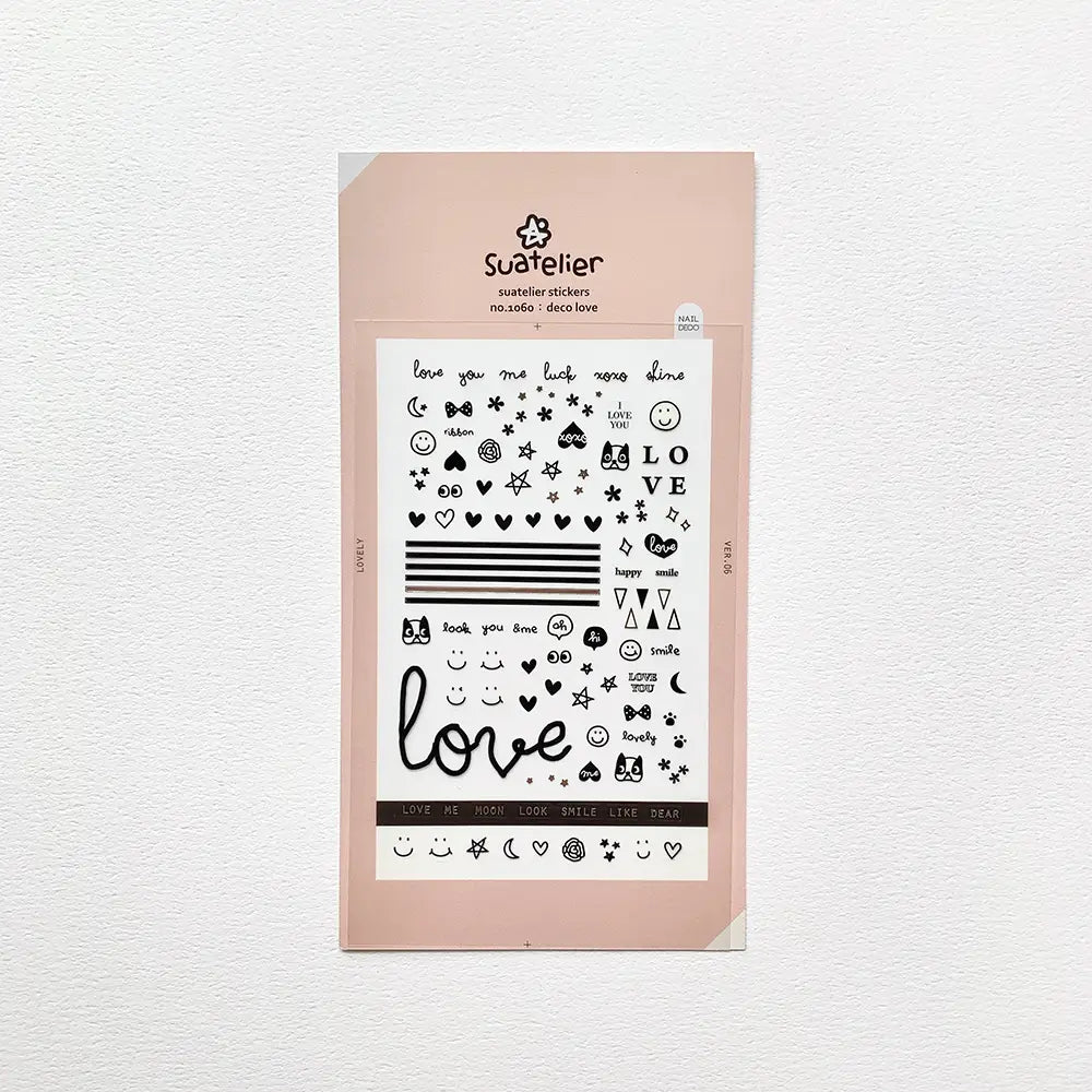 Suatelier Stickers no. 1060 deco love
