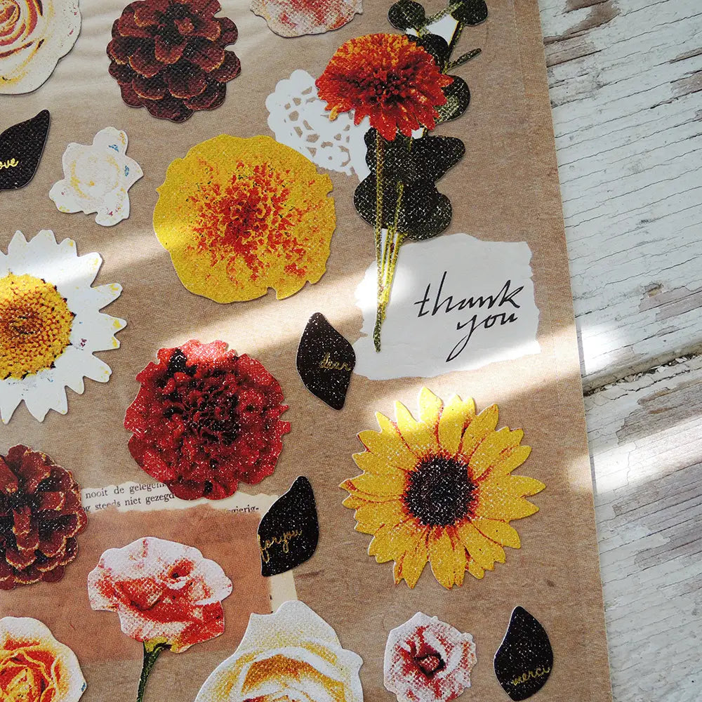 Suatelier Stickers no. 1044 flower dance