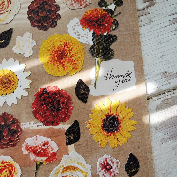 Suatelier Stickers no. 1044 flower dance