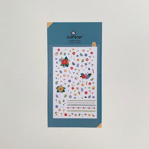 Suatelier Stickers no. 1070 flowery