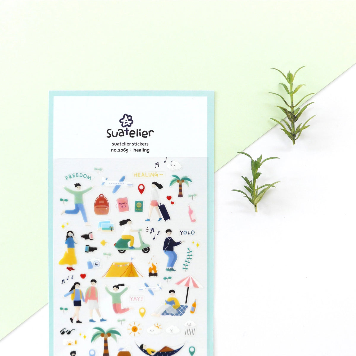 Suatelier Stickers no. 1065 healing