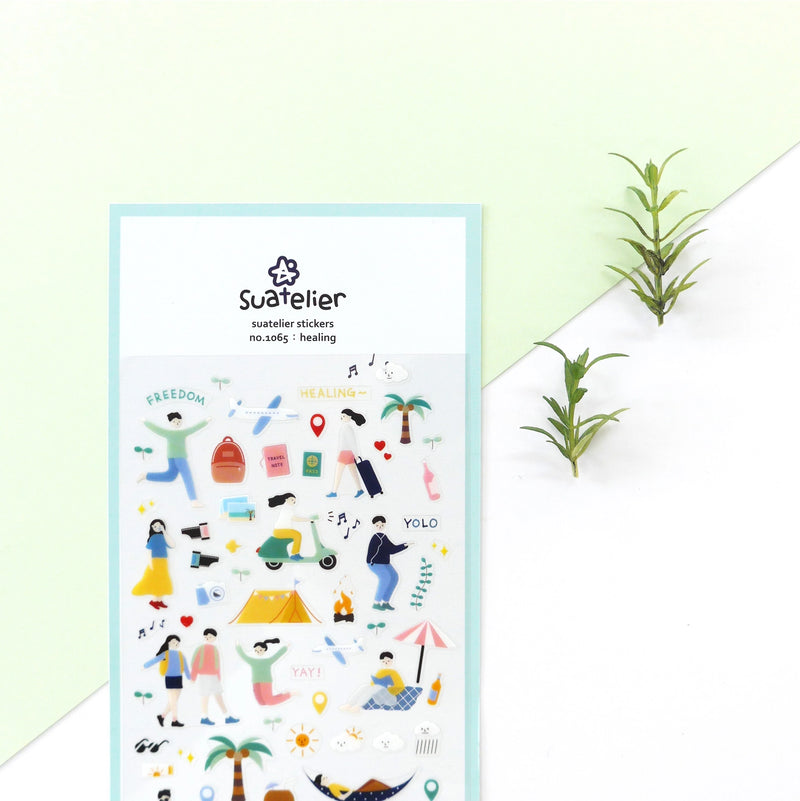 Suatelier Stickers no. 1065 healing