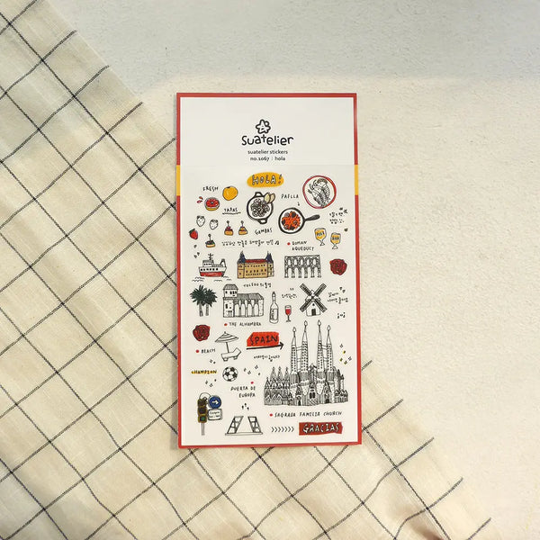 Suatelier Stickers no. 1067 hola