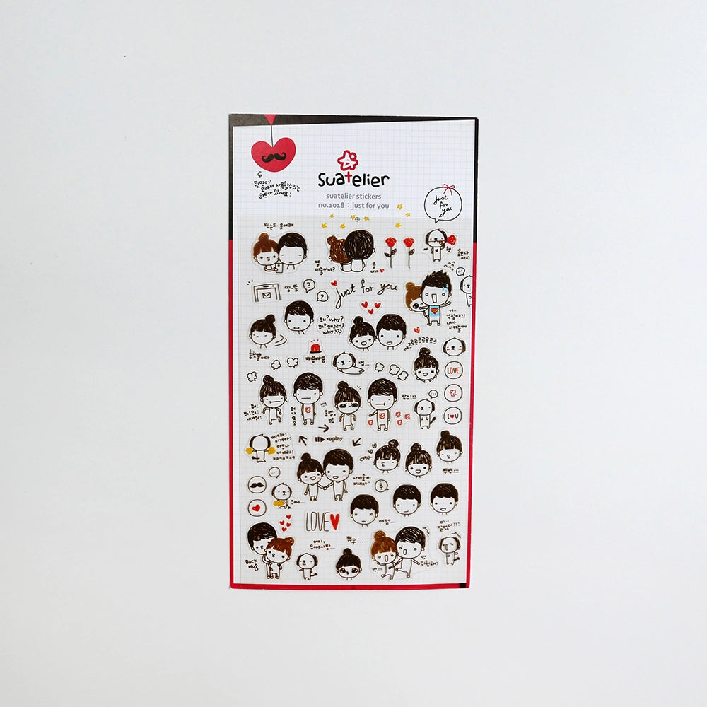 Suatelier Stickers no. 1018 just for you