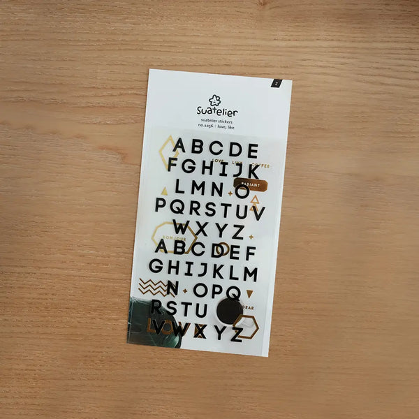 Suatelier Stickers no. 1056 love, like