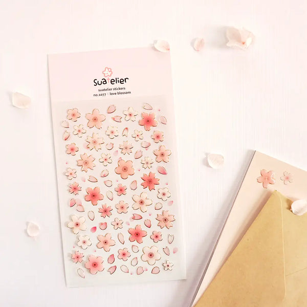 Suatelier Stickers no. 1077 love blossom