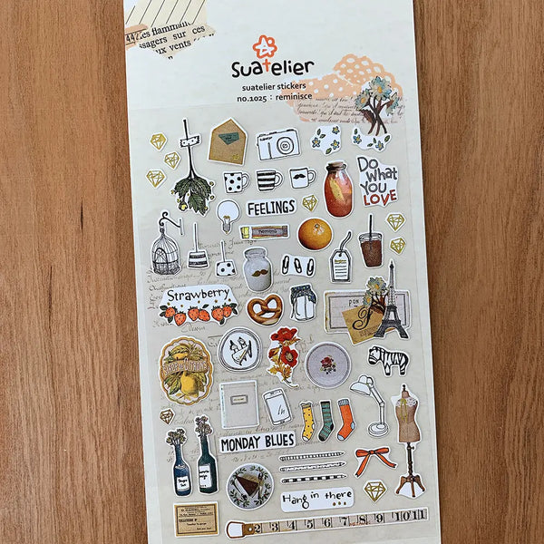 Suatelier Stickers no. 1025 reminisce