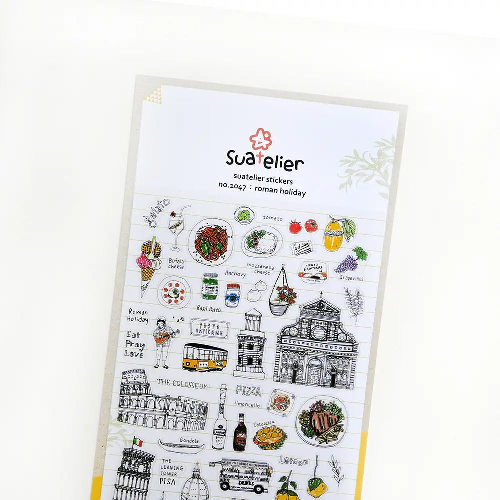 Suatelier Stickers no. 1047 roman holiday