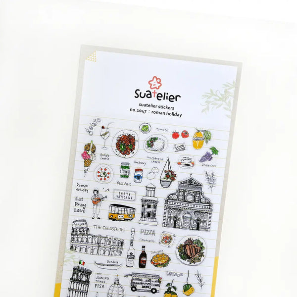 Suatelier Stickers no. 1047 roman holiday