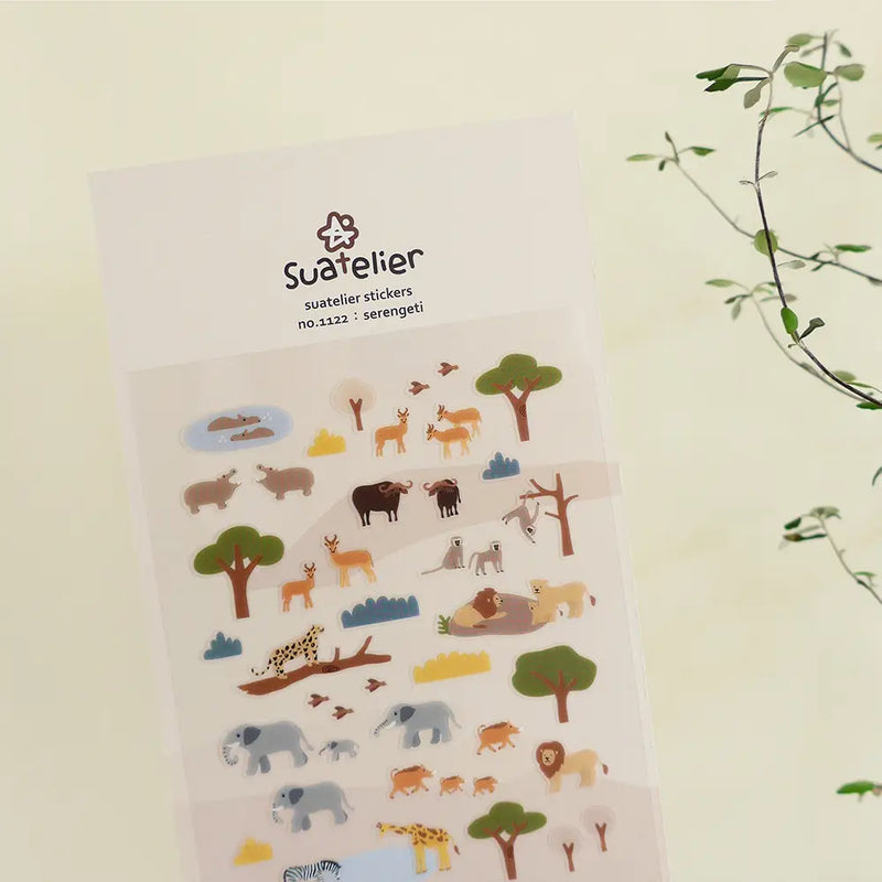 Suatelier Stickers no. 1122 serengeti