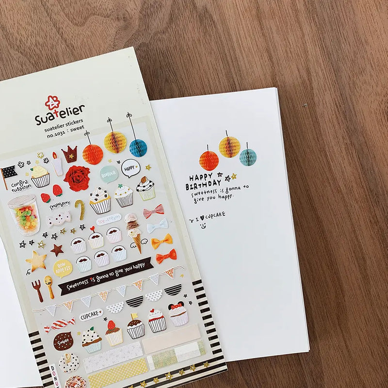 Suatelier Stickers no. 1031 sweet