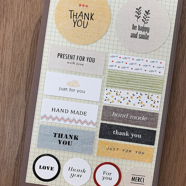 Suatelier Stickers no. 1036 thank you