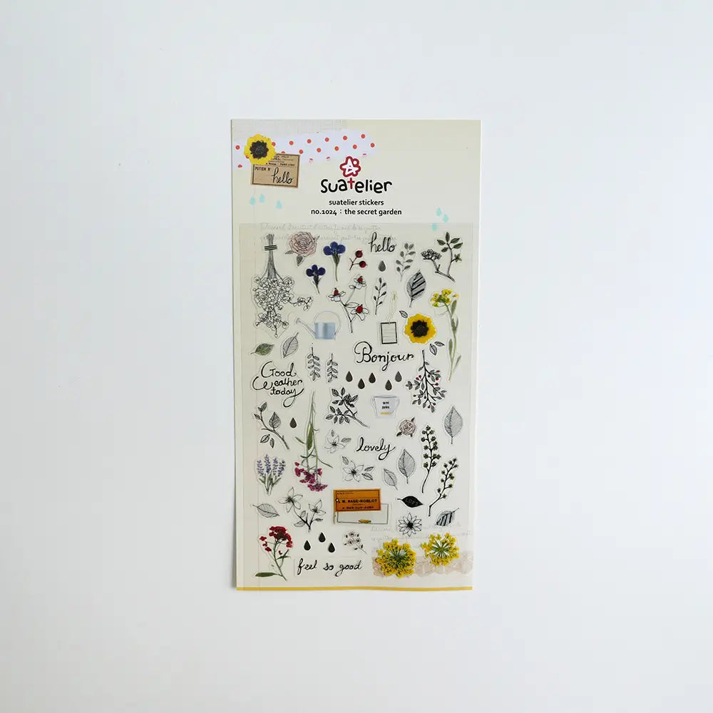 Suatelier Stickers no. 1024 the secret garden