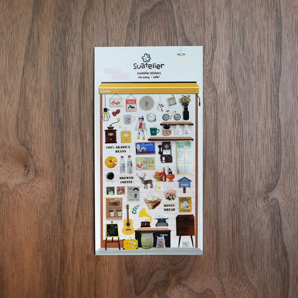 Suatelier Stickers no. 1014 café