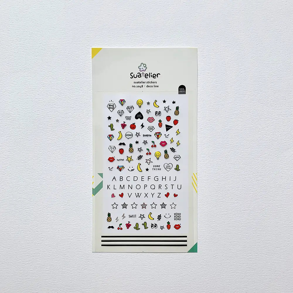 Suatelier Stickers no. 1048 deco line