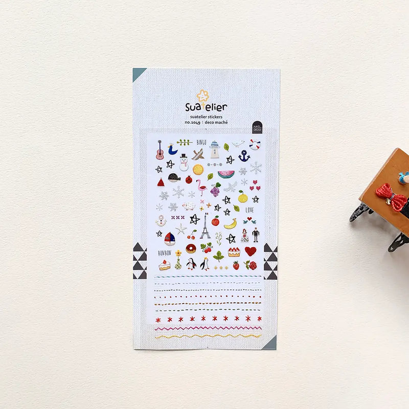 Suatelier Stickers no. 1049 deco maché