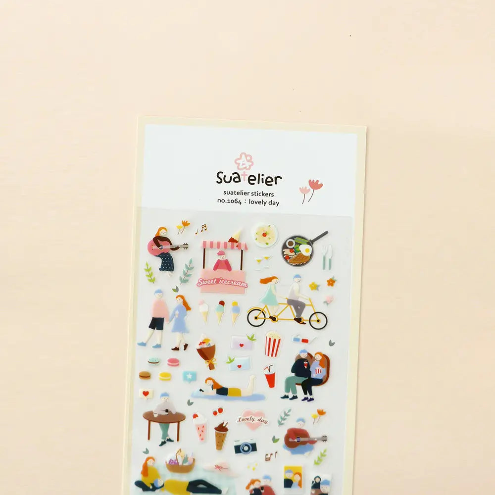 Suatelier Stickers no. 1064 lovely day
