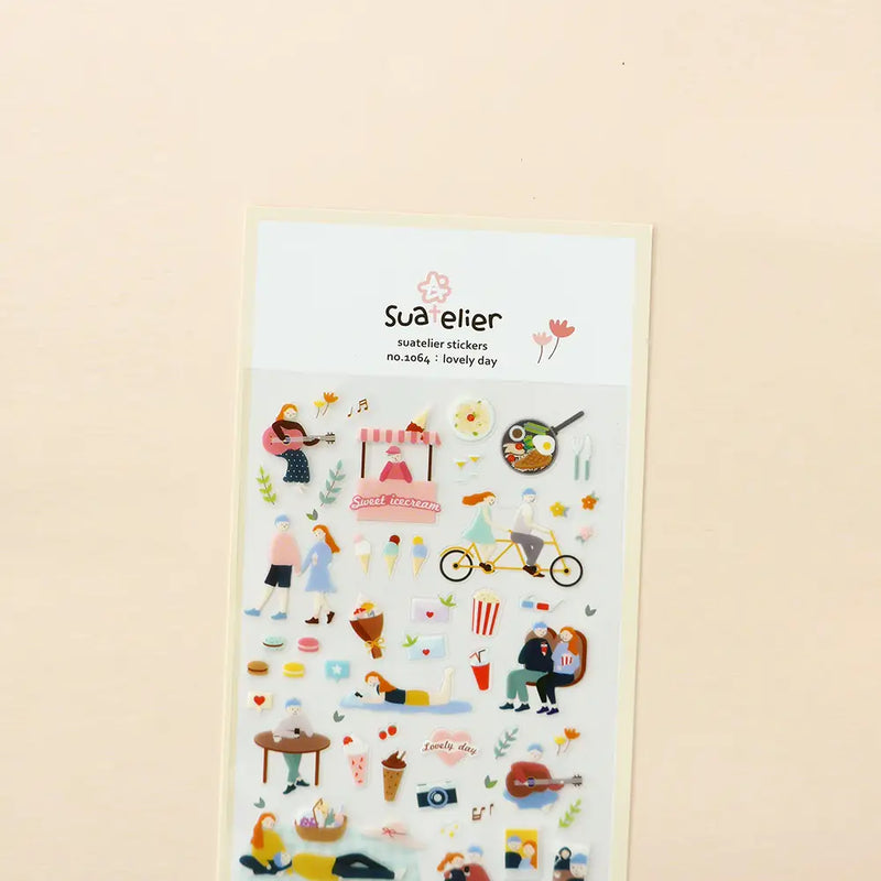 Suatelier Stickers no. 1064 lovely day