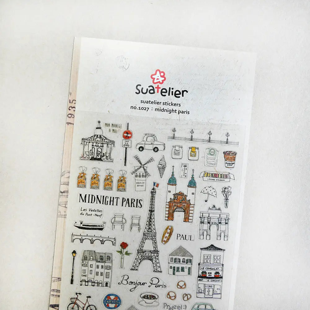 Suatelier Stickers no. 1027 midnight paris