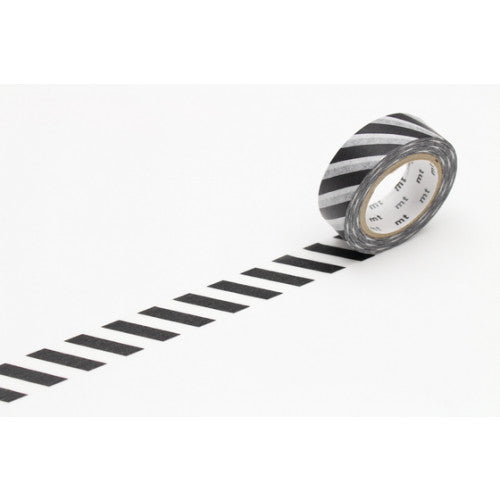 MT Stripe Black 2 Washi Tape