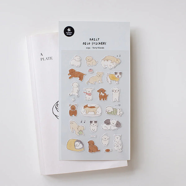 Suatelier Stickers no. 1191 furry friends
