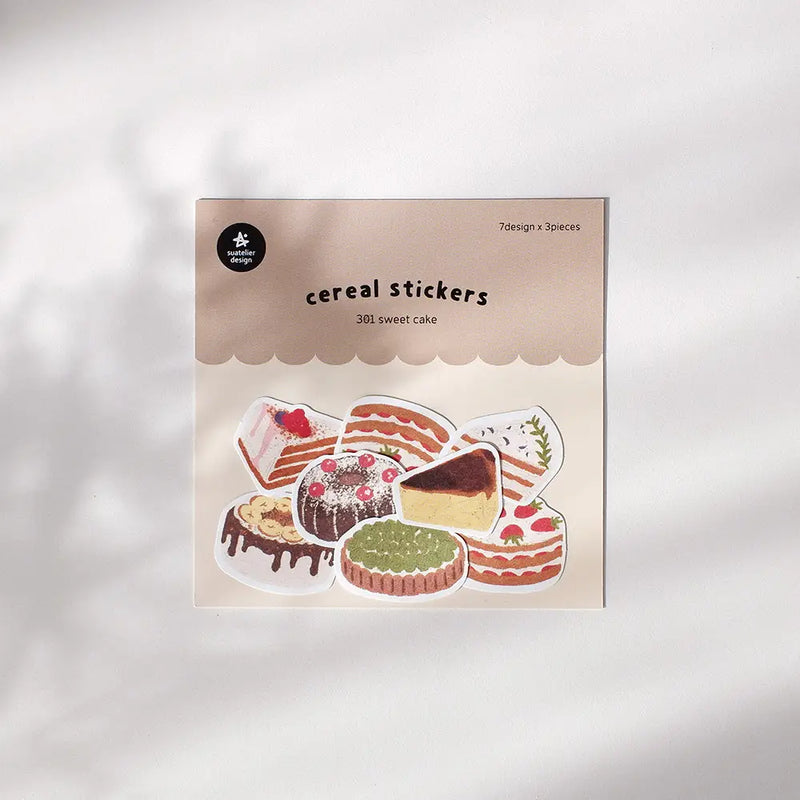 Suatelier Cereal Stickers 301 Sweet Cake