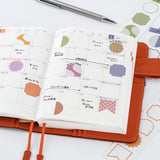 Hobonichi - TSUKI no IRO: Bookmark-Style Foil Pressed Stickers