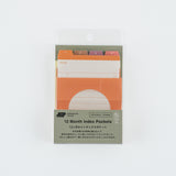 Hobonichi - TSUKI no IRO: 12 Month Index Pockets