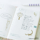 Hobonichi - Moomin: Foil-Stamped Clear Stickers (Adventure Log)