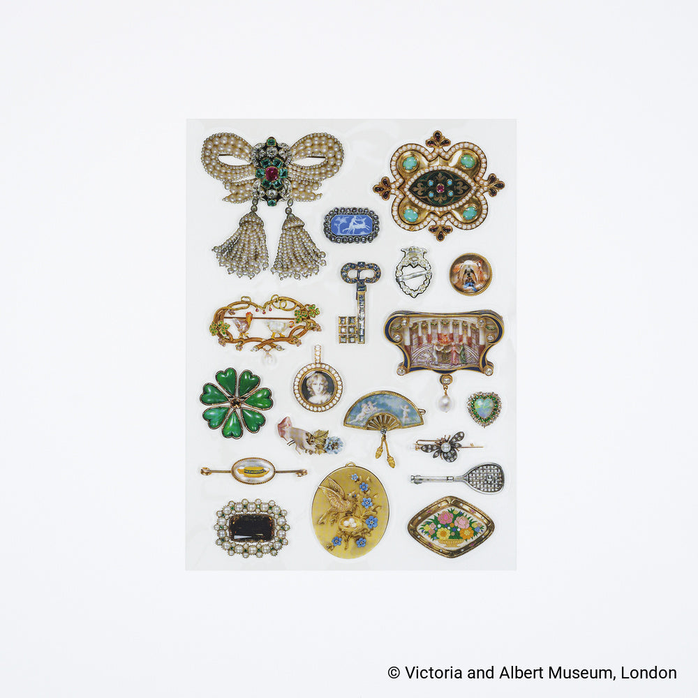 Hobonichi - V&A Series: Almost Actual-Size Jewellery Stickers