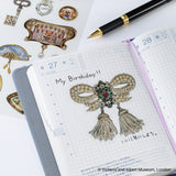 Hobonichi - V&A Series: Almost Actual-Size Jewellery Stickers