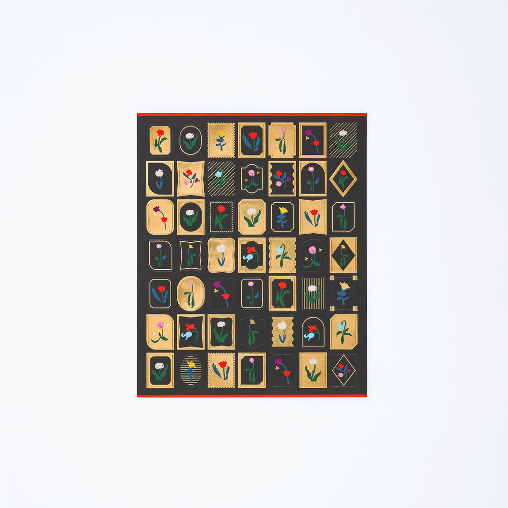 Hobonichi - Yoshie Watanabe: Foil-Stamped Stickers (Petit Bloom)