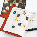 Hobonichi - Yoshie Watanabe: Foil-Stamped Stickers (Petit Bloom)
