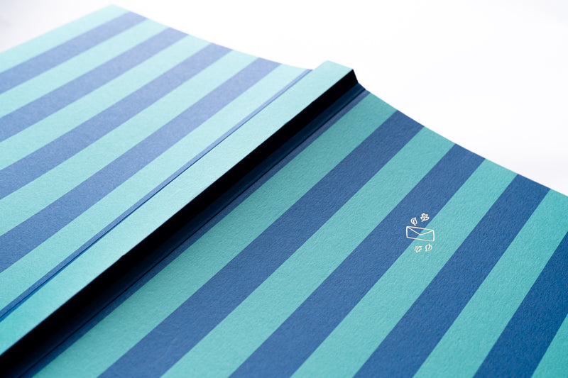 Hunter Paper Co. Blue Stripes A5 Lined Notebook
