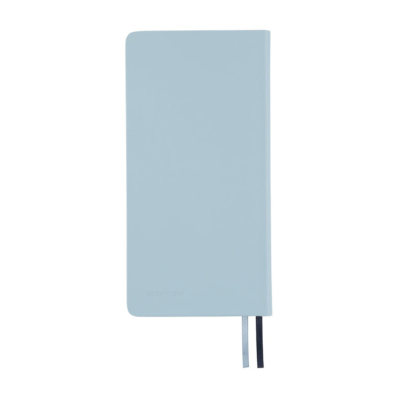 Hobonichi Weeks 2026 Leather: Snow Blue (January Start)