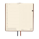 Hobonichi Weeks 2026 Leather: Wine Brown (January Start)