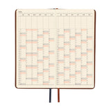 Hobonichi Weeks 2026 Leather: Wine Brown (January Start)