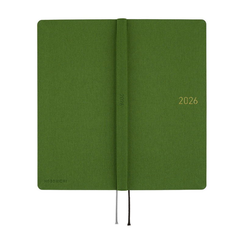 Hobonichi Weeks 2026 Colours: Antique Green (January Start)
