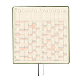 Hobonichi Weeks Colours: Antique Green - April 2026 Start