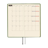 Hobonichi Weeks 2026 Colours: Antique Green (January Start)