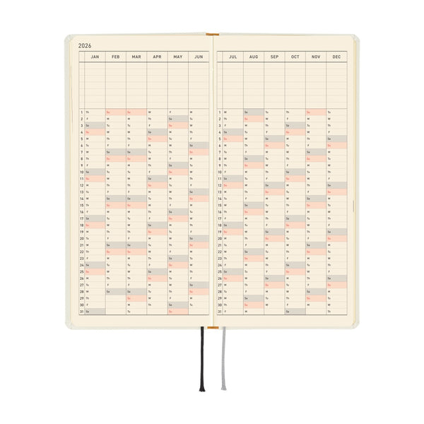 Hobonichi Weeks 2026 Yuichi Inoue: Amenimo Makezu (January Start)