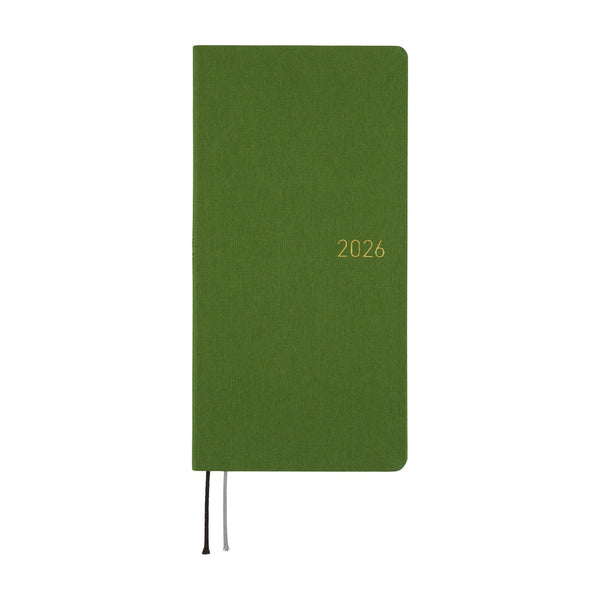 Hobonichi Weeks Mega 2026 Colours: Antique Green (January Start)