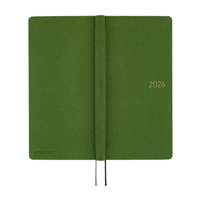 Hobonichi Weeks Mega 2026 Colours: Antique Green (January Start)
