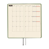 Hobonichi Weeks Mega 2026 Colours: Antique Green (January Start)