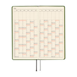 Hobonichi Weeks Mega 2026 Colours: Antique Green (January Start)