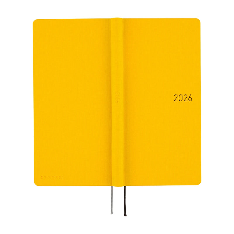 Hobonichi Weeks Mega 2026 Colours: Full Moon Yellow (January Start)