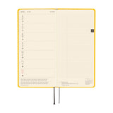 Hobonichi Weeks Mega 2026 Colours: Full Moon Yellow (January Start)